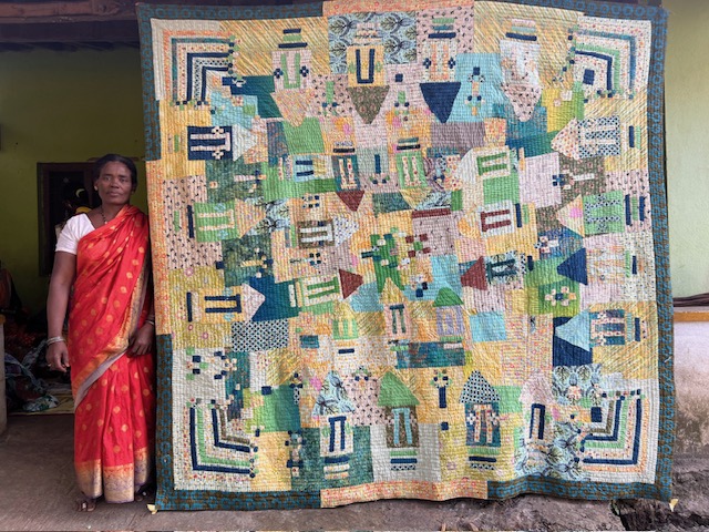 A quilting project weaving together a community’s experiences
